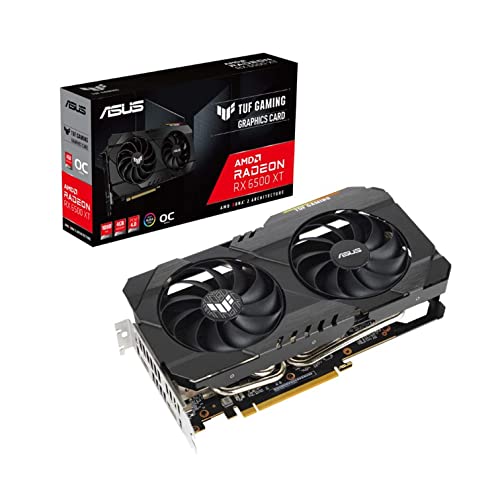 ASUS TUF Radeon™ RX 6500 XT 搭載ビデオカード OC edition 4GB GDDR6 / TUF-RX6500XT-O4G-GAMING