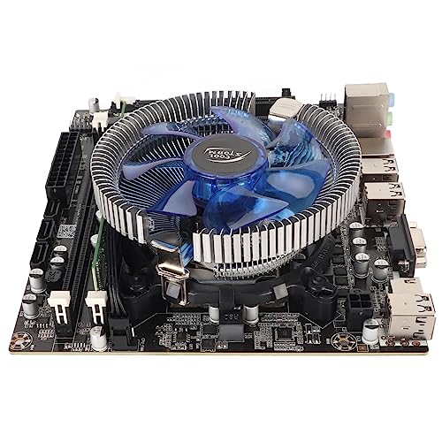 HM55 ATX マザーボード、デュアルチャネル DDR3 コンピュータメインボードセット I3 530CPU 用冷却ファン付き、サポート 4GB メモリ、デスクトップ PC 用 32Gbps SATA2.0 ゲームマザーボードのサムネイル
