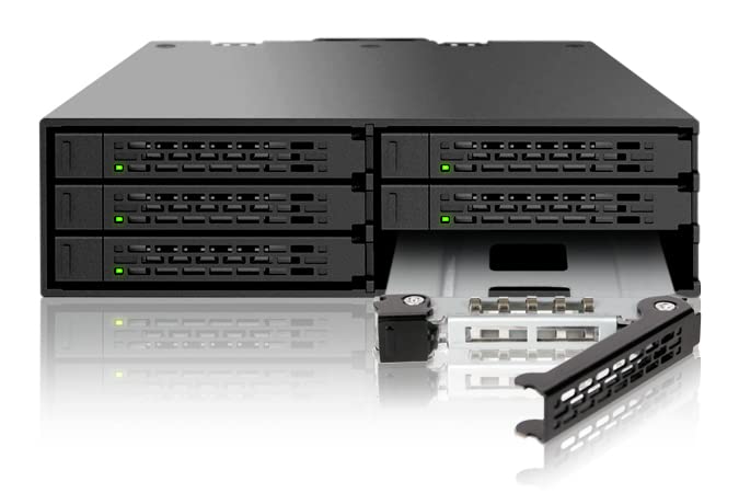 Icy Dock MB996SP-6SB 5.25ベイ SATA HD SSD RAID (MB996SP-6SB)