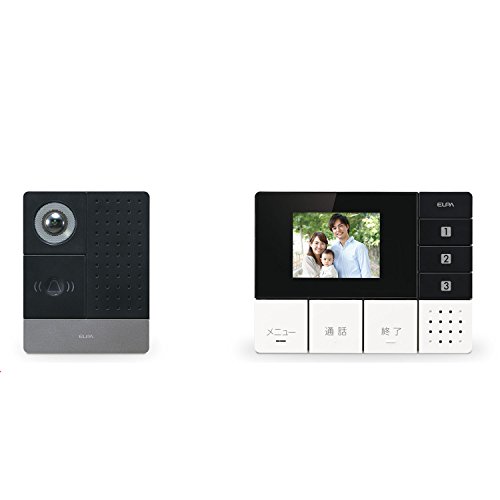 ELPA DECT ワイヤレステレビドアホン 親機1台カメラ子機1台セット DHS-SM2030 1864100 ELPA DECT ワイヤレステレビドアホン 親機1台カメラ子機1台セット DHS-SM2030 1864100