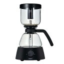 HARIO(ハリオ) Electric Coffee Syphon 3杯用 実用容量360mL ブラック 電気式 サイフォン コンパクト HARIO Glass...