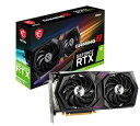 MSI GeForce RTX 3060 Ti GAMING X 8G LHR ゲーミンググラフィックカード - 8GB GDDR6 1770MHz PCI Express Gen 4 256ビット 3x DP v 1.4a HDMI 2.1 (4K対応)