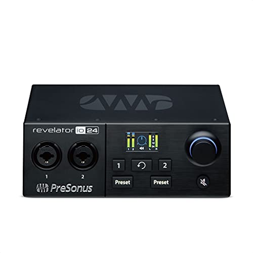 PreSonus Revelator io24 オーディオ/MIDIインターフェース エフェクト/ミキサー/ループバックを統合 Studio One Artistバンドル