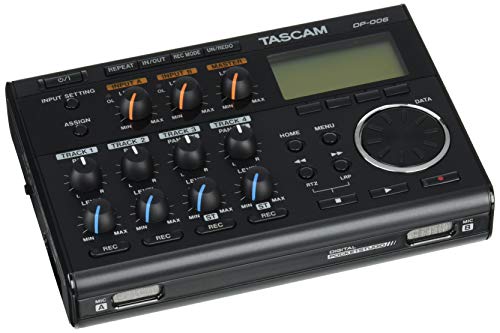 TASCAM(タスカム) DP-006 マルチトラックレコーダー DIGITAL POCKETSTUDIO 6トラック SD/SDHC MTR 音楽制作 ギター ボーカル バンド録音