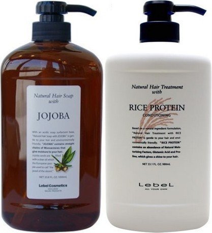 【定番セット】 ルベル(LebeL) ナチュラルヘアソープ ウィズ JO (ホホバ 1000ml)& ナチュラルヘアトリートメント ウィズ RP (ライスプロテイン 980g) 【定番セット】 ルベル(LebeL) ナチュラルヘアソープ ウィズ JO (ホホバ 1000ml)& ナチュラルヘアトリートメント ウィズ RP (ライスプロテイン 980g)