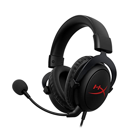 Kingston HX-HSCC-2-BK/WW ゲーミングヘッドセット HyperX Cloud Core + 7.1 ブラック ［φ3.5mmミニプラグ＋USB /両耳 /ヘッドバンドタイプ］