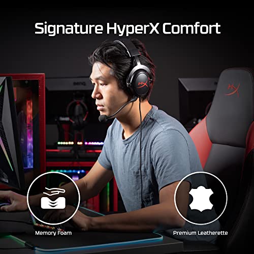 Kingston HX-HSCC-2-BK/WW ゲーミングヘッドセット HyperX Cloud Core + 7.1 ブラック ［φ3.5mmミニプラグ＋USB /両耳 /ヘッドバンドタイプ］