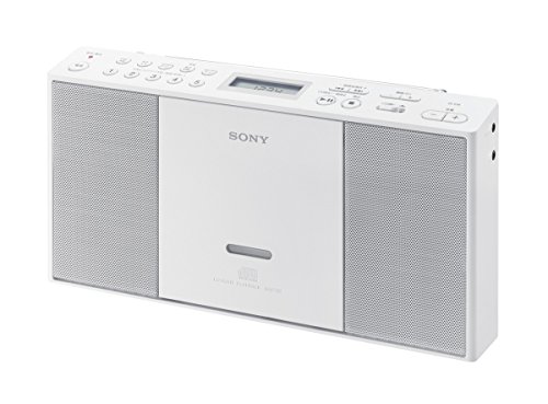 ソニー CDラジオ ZS-E30 : FM/AM/ワイドFM対応 ホワイト ZS-E30 W ソニー CDラジオ ZS-E30 : FM/AM/ワイドFM対応 ホワイト ZS-E30 W
