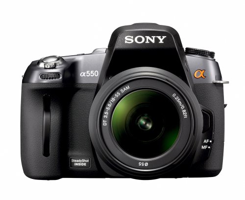 ソニー ソニー SONY デジタル一眼レフ α550 ズームレンズキット DT 18-55mm F3.5-5.6 SAM付属 DSLRA550L