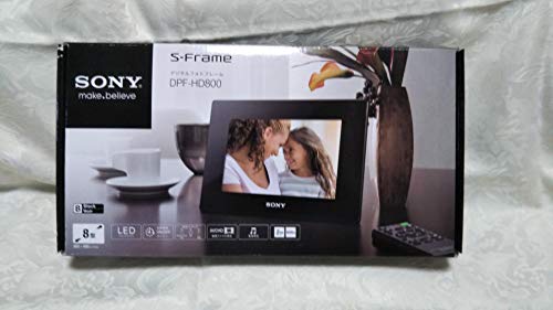 ソニー SONY デジタルフォトフレーム S-Frame HD800 8.0型 内蔵メモリー2GB ブラック DPF-HD800/B