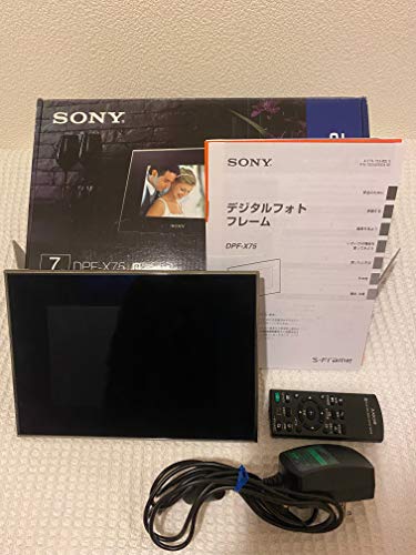 ソニー デジタルフォトフレーム ソニー SONY デジタルフォトフレーム S-Frame X75 7.0型 内蔵メモリー2GB ブラック DPF-X75/B