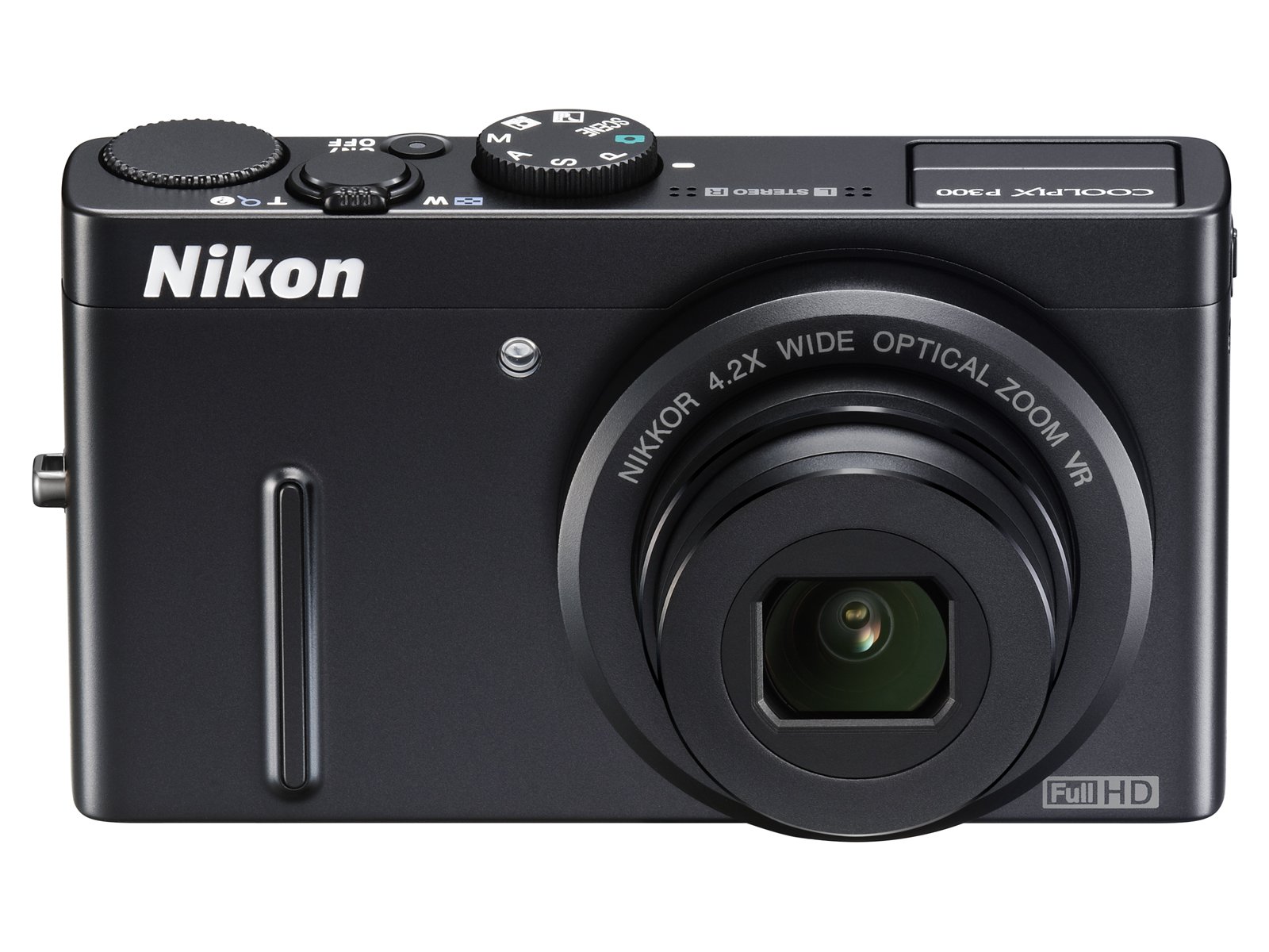 NikonデジタルカメラCOOLPIX P300 ブラックP300 1220万画素 裏面照射CMOS 広角24mm 光学4.2倍 F1.8レンズ フルHD