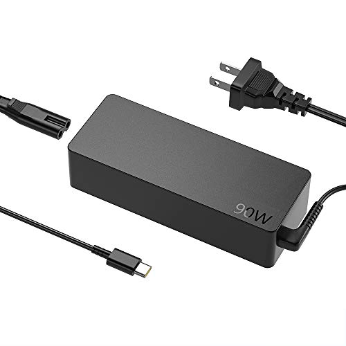 CYD 90W USB Type-C【急速ACアダプター】充電器 対応 Dell Asusノートパソコン Dell Latitude 5280 5480 5580 7280 7480 7380 11 5175 11 5179 12 7275 XPS 12 9250 15 9550;Asus Zen Book PC-パソコン-タブレット スリムスマート AC アダプター, PC-パワーサプライ-電源-ラ