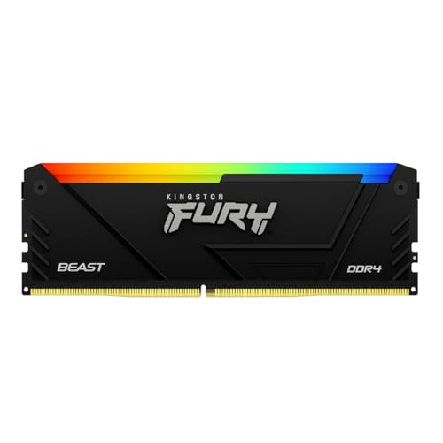 Kingston (キングストン) FURY Beast (フューリービースト) RGB 16GB 3200MT/s DDR4 CL16 DIMM コンピュータメモリ KF432C16BB12A/16 Kingston (キングストン) FURY Beast (フューリービースト) RGB 16GB 3200MT/s DDR4 CL16 DIMM コンピュータメモリ KF432C16BB12A/16