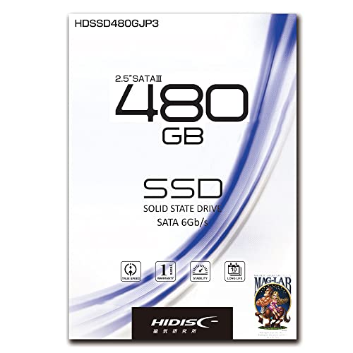 HIDISC 2.5インチ 内蔵型SSD 480GB SATA6Gb/s 7mm HDSSD480GJP3
