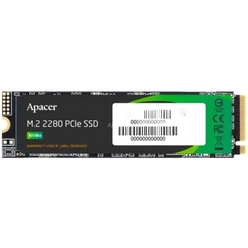 Apacer アペイサー SSD 2TB M.2 PCIe Gen3 x 4 NVMe 最大読込速度 2100MB/s 最大書込速度 1700MB/s AS2280P4X AP2TBAS2280P4X-1