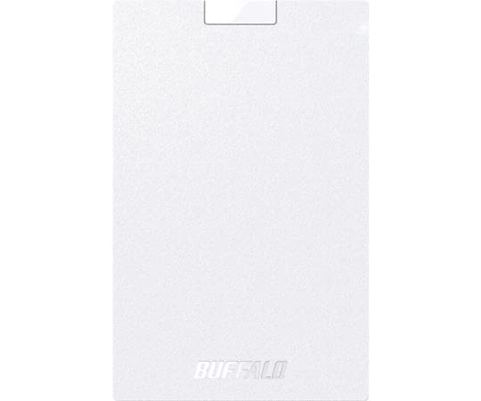 BUFFALO USB3.2 Gen1 ポータブルSSD Type-A 500GB ホワイト SSD-PG500U3-WC