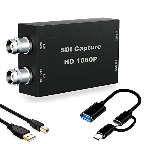 SDIキャプチャカード、1080P SDIからUSB 3.0、SDIループアウトビデオキャプチャカード、SDIからUSBアダプタキャプチャカード。