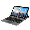 初期設定不要 Windows11 Pro搭載 薄型軽量10.1インチ高性能2in1 タブレットPC わずか1kg 1920*1200 IPS広視野角タッチパネル メモリー1..