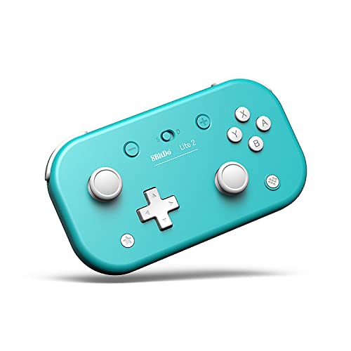 8BitDo Lite 2 Switch、Switch Lite、Android、Raspberry Pi（ターコイズ）用のBluetoothゲームパッド