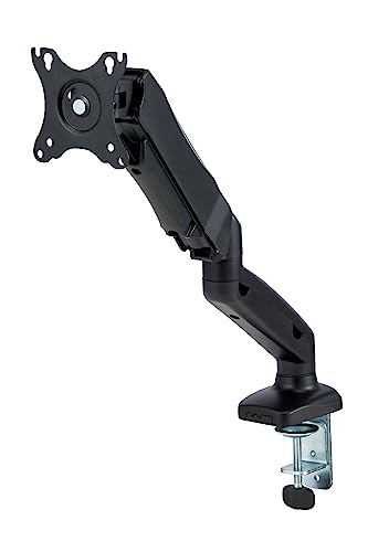 エレコム モニターアーム ディスプレイアーム VESA 17インチ~32インチ対応 耐荷重2kg~9kg対応 シングルアーム ショート ガス式 ブラック DPA-SS08BK