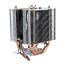 CPU Cooler, 4ヒートパイプ付きCPUヒートシンク アルミニウム合金ダブルタワーヒートシンク付き 9cm冷却ファン LGA2011 / 1366/1150/1151/1155/1156プラットフォーム用冷却キット