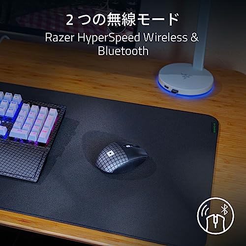 Roblox ゲーミングマウス Razer レイザー Orochi V2 Roblox Edition 軽量&コンパクトで持ち運びにも便利なワイヤレスゲーミングマウス 2つの無線モード HyperSpeed Bluetooth 単3 単4 電池対応 最大950時間バッテリー持続 5G 高性能 18000 DPI オプティカルセンサー オロチ