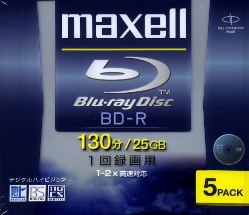 maxell Ͽ ֥롼쥤ǥ 1 ɵ 25GB 5ѥå1ŤĥBDR25V.1P5S