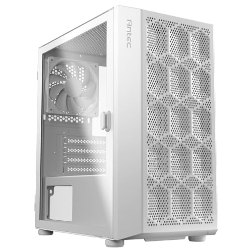 Antec NX200 M ホワイト Micro-ATXタワー ミニタワー コンピューターケース 120mmリアファン搭載 メッシュデザイン フロントパネル通気通気口 NXシリーズ