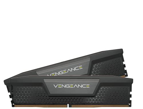 CORSAIR DDR5-6800MHz デスクトップPC用メモリ VENGEANCE DDR5シリーズ (PC5-54400) Intel XMP メモリキット 64GB ブラック [32GB×2枚] CMK64GX5M2X6800C32