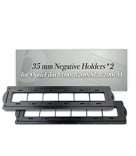 Plustek 2 x 35 mm ネガティブホルダー (ネガティブフィルム) オプティカルフィルム 72~82シリーズ用 (8100 & 8200i se & 8200i ai)
