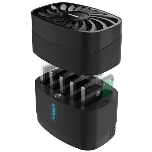 SABRENT 5ベイUSB-Cドッキングステーション、冷却ファン内蔵2.5インチSATA HDDおよびSSD用 (DS-5R15)