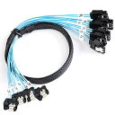 AdcAudx SATA-III ケーブル: 0.5m 6本/セット-SATA ケーブル 90度 直角 SATA-データケーブル SAS/SATA-6Gbps ...