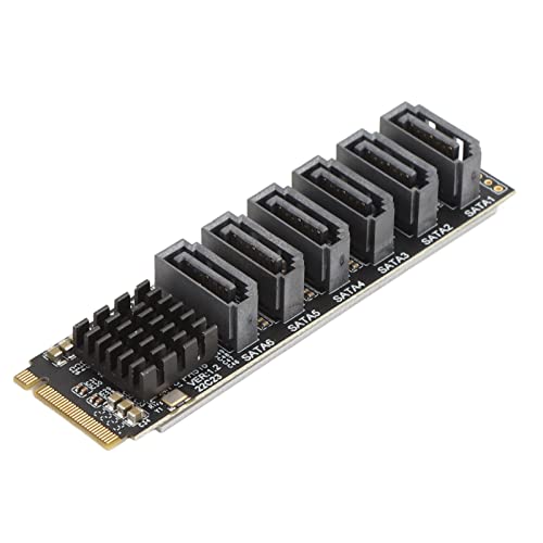 M.2からSATA3.0へのアダプタカード、M.2 M-EKY PCIE3.0からSATAへのアダプタカード、ASM1166 6GbpsPh516スマートインジケータ付き6ポート拡張インターフェイスカード M.2からSATA3.0へのアダプタカード、M.2 M-EKY PCIE3.0からSATAへのアダプタカード、ASM1166 6GbpsPh516スマートインジケータ付き6ポート拡張インターフェイスカード