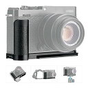 JJC MHG-XE4 グリップ バッテリーグリップ 富士フイルム Fujifilm Fuji X-E4 XE4 用 メタルハンドグリップ 電池交換が便利 底の1/4"-20のネジ