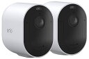 アーロ(Arlo) Compatible with Alexa 対応/Apple HomeKit対応 Pro 4 ネットワークカメラ 2台セット / 日本サーバー使用/クラウド保存 / 2K HDR 動画/Wi-Fiカメラ/バッテリー内蔵 コードレス / 160°視野角/防犯カメラ 屋外 カメラ/複数利用も簡単設置 VMC4250P-100APS 日本正