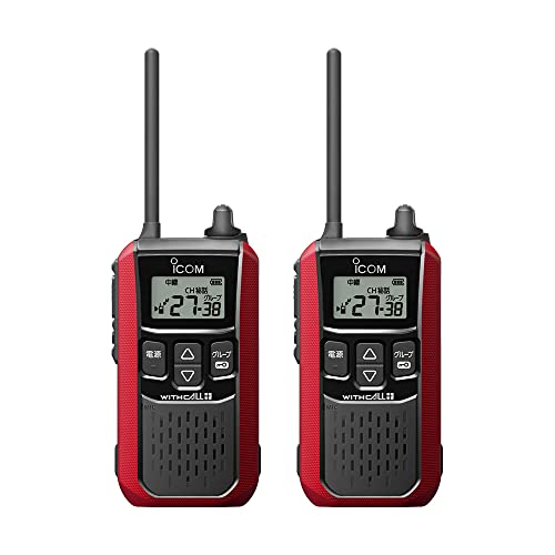 アイコム IC-4120 特定小電力トランシーバー レッド 2台セット アイコム IC-4120 特定小電力トランシーバー レッド 2台セット