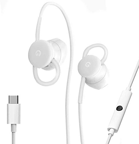Talkline Sales Google USB-C 有線デジタルイヤホン ヘッドセット ピクセルフォン用 ホワイト