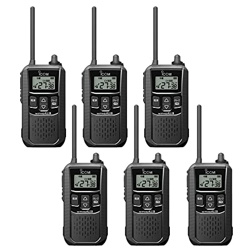 アイコム IC-4120 特定小電力トランシーバー ブラック 6台セット アイコム IC-4120 特定小電力トランシーバー ブラック 6台セット