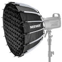 NEEWER 55cmソフトボックス ライトボックス クイックセットアップ クイック折りたたみ ディフューザー/ハニカムグリッド/バッグ付き Bowensマウン...