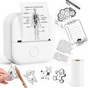 Memoking T02 ミニプリンター サーマルプリンター 感熱プリンター 携帯プリンター 手帳プリンター スマホプリンター メモプリンター 勉強用 プリンタ...