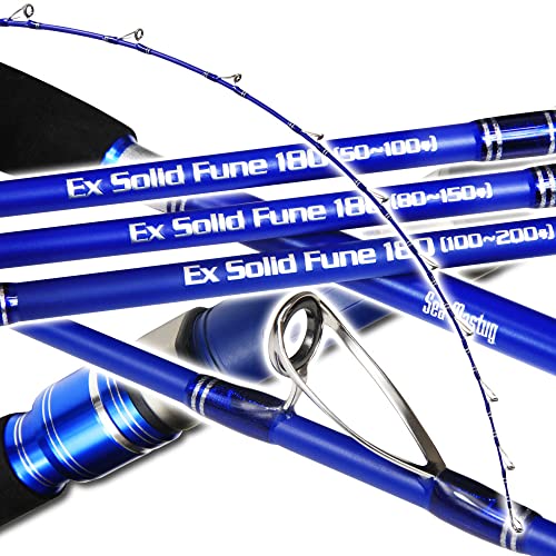洗練された本格万能船竿 シーマスタッグ EXソリッド船180（ori-ex） (錘：50号-100号)(4)