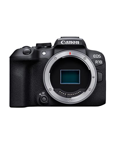 Canon キヤノン ミラーレスVlogカメラ EOS R10 ボディのみ 24.2万画素 4K映像 DIGIC Xイメージプロセッサー 高速撮影 被写体追跡 コンパクト 軽量 被写体検知 コンテンツクリエイター向け