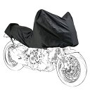 デイトナ(Daytona) バイクカバー 汎用 ラージサイズ 撥水コート 旅行先/キャンプ場での雨除け ブラックカバー コンパクトハーフカバー 22144 ブラ...