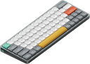 nuphy Air60 V2 メカニカルキーボード 60%ロープロファイル ワイヤレスキーボード Bluetooth 5.0、2.4GHzレシーバー、有線接続(...