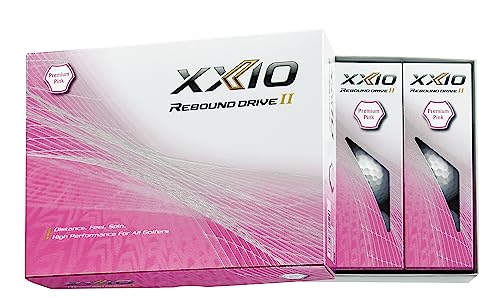 DUNLOP ダンロップゴルフボール XXIO REBOUND DRIVE2 2023年モデル 1ダース(12個入り) プレミアムピンク その1