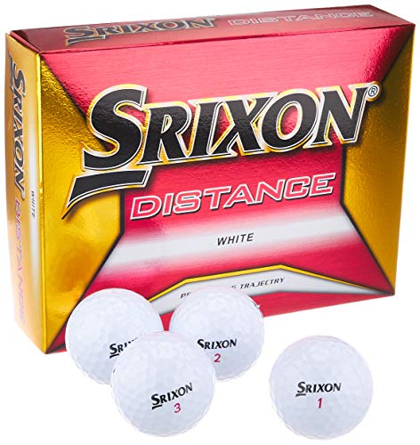 DUNLOP ダンロップ ゴルフボール SRIXON DISTANCE 2018年モデル 1ダース 12個入り ホワイト