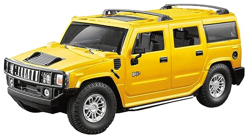 童友社 2.4GHz 1/24 ハマー H2 SUV 黄 電動ラジオコントロール No.866-378H2 YELLOW