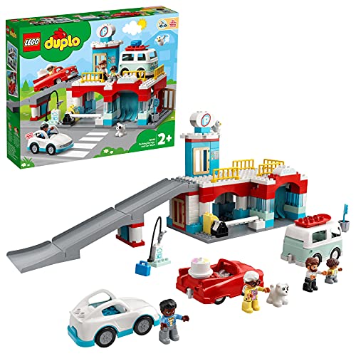 レゴ(LEGO) デュプロ デュプロのまち ちゅうしゃじょう 10948 おもちゃ 車 くるま 乗り物 のりもの 男の子 女の子 2歳以上
