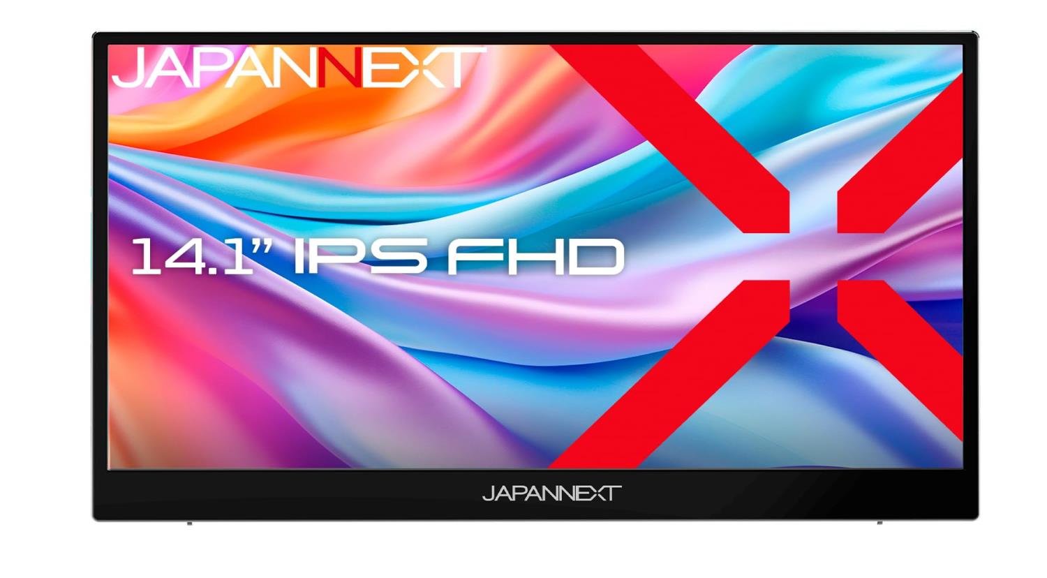 JAPANNEXT 14.1インチ IPSパネル搭載 フルHD(1920x1080)解像度 モバイルモニター JN-MD-IPS141FHDR USB Type-C miniHDMI HDR キックスタンド搭載